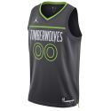 Personalisiertes Minnesota Timberwolves Anthrazit-Statement-Trikot