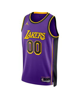 Personalisiertes lila Statement-Trikot der Los Angeles Lakers