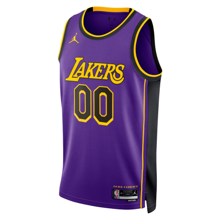 Personalisiertes lila Statement-Trikot der Los Angeles Lakers