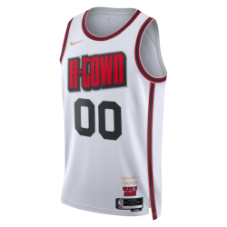 Personalisiertes Weiß City Edition-Trikot der Houston Rockets