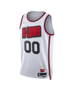 Personalisiertes Weiß City Edition-Trikot der Houston Rockets