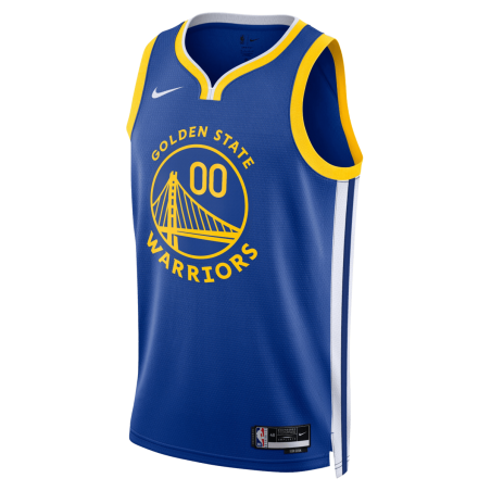 Benutzerdefiniertes personalisiertes Jersey der Golden State Warriors Royal Blue Icon