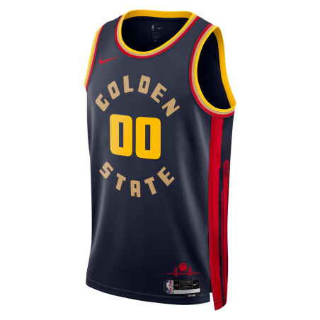Personalisiertes Golden State Warriors Navy City Edition-Trikot