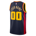 Personalisiertes Golden State Warriors Navy City Edition-Trikot