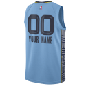 Personalisiertes Memphis Grizzlies Hellblaues Statement-Trikot