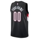 Personalisiertes schwarzes Icon-Trikot der Portland Trail Blazers