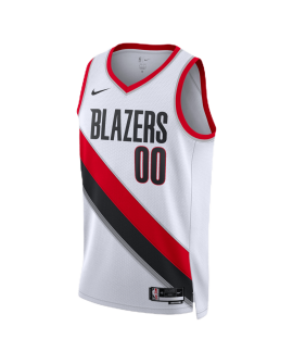Personalisiertes Weiß Association-Trikot der Portland Trail Blazers