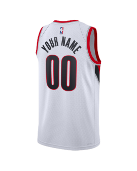 Personalisiertes Weiß Association-Trikot der Portland Trail Blazers