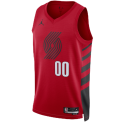 Personalisiertes rotes Statement-Trikot der Portland Trail Blazers