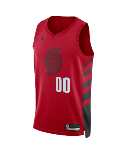 Personalisiertes rotes Statement-Trikot der Portland Trail Blazers