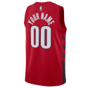 Personalisiertes rotes Statement-Trikot der Portland Trail Blazers