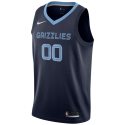 Personalisiertes Memphis Grizzlies Navy Icon Trikot