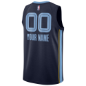 Personalisiertes Memphis Grizzlies Navy Icon Trikot