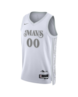 Benutzerdefiniertes personalisiertes Trikot der Dallas Mavericks Weiß City Edition