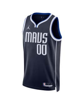 Benutzerdefiniertes personalisiertes Dallas Mavericks Navy Statement-Trikot