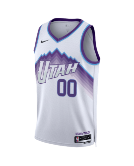Personalisiertes Utah Jazz Weiß Association-Trikot