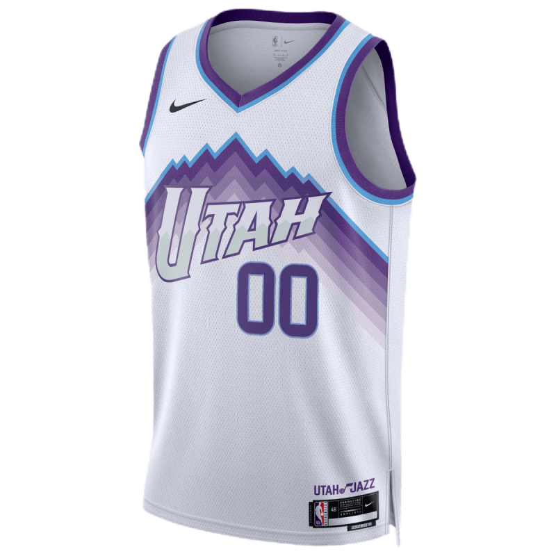 Personalisiertes Utah Jazz Weiß Association-Trikot