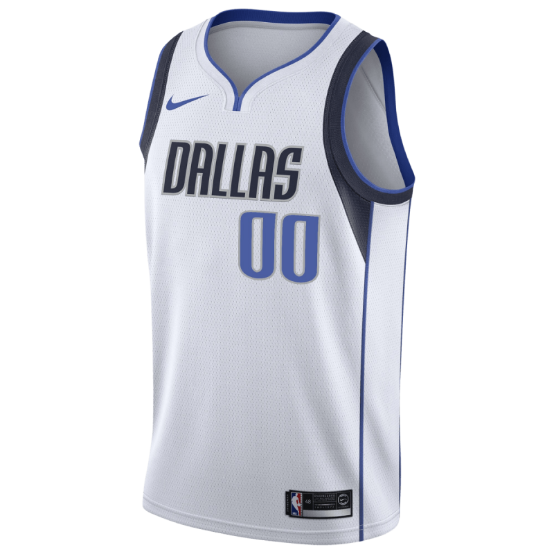 Personalisiertes Trikot der Dallas Mavericks Weiß Association