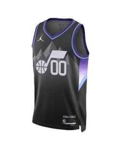 Personalisiertes Utah Jazz Schwarz Statement-Trikot