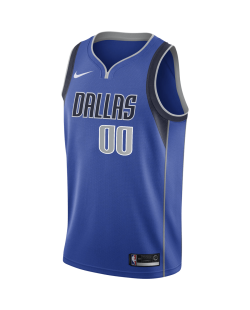 Benutzerdefiniertes Dallas Mavericks Blue Icon personalisiertes Trikot