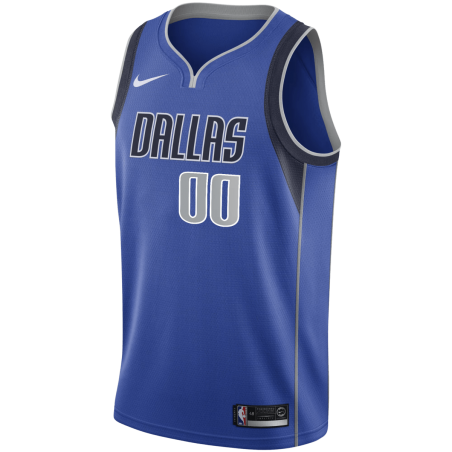 Benutzerdefiniertes Dallas Mavericks Blue Icon personalisiertes Trikot