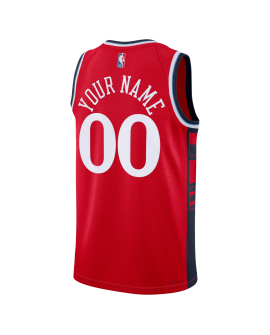 Personalisiertes rotes Statement-Trikot der LA Clippers