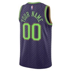 Personalisiertes New Orleans Pelicans Purple City Edition-Trikot