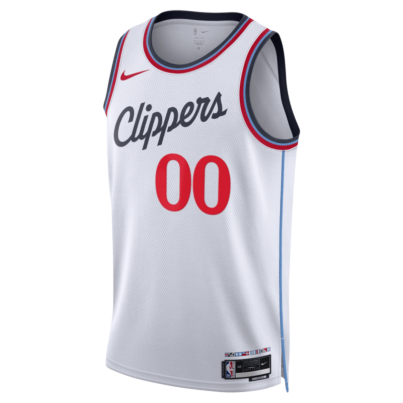 Personalisiertes weißes Association-Trikot der LA Clippers