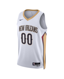 Personalisiertes New Orleans Pelicans Weiß Association-Trikot
