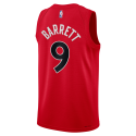 RJ Barrett #9 Toronto Raptors Red Icon Basketballtrikot