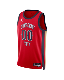 Personalisiertes rotes Statement-Trikot der New Orleans Pelicans