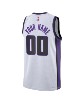 Personalisiertes Trikot der Sacramento Kings Weiß Association