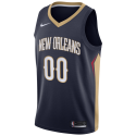 Personalisiertes New Orleans Pelicans Navy Icon Trikot