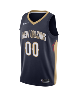 Personalisiertes New Orleans Pelicans Navy Icon Trikot