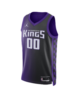 Personalisiertes Statement-Trikot der Sacramento Kings in Lila