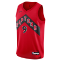 RJ Barrett #9 Toronto Raptors Red Icon Basketballtrikot