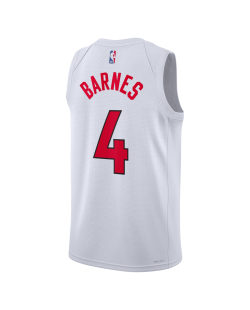 Scottie Barnes #4 Toronto Raptors Weißes Association-Trikot