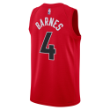 Scottie Barnes #4 Toronto Raptors Rotes Icon-Trikot