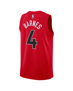 Scottie Barnes #4 Toronto Raptors Rotes Icon-Trikot
