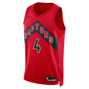 Scottie Barnes #4 Toronto Raptors Rotes Icon-Trikot