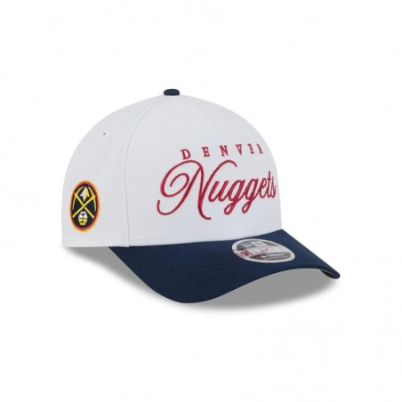 Denver Nuggets 2025 M-Crown Draft 9FORTY Snapback-Mütze mit A-Rahmen