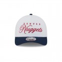 Denver Nuggets 2025 M-Crown Draft 9FORTY Snapback-Mütze mit A-Rahmen