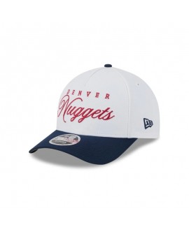 Denver Nuggets 2025 M-Crown Draft 9FORTY Snapback-Mütze mit A-Rahmen
