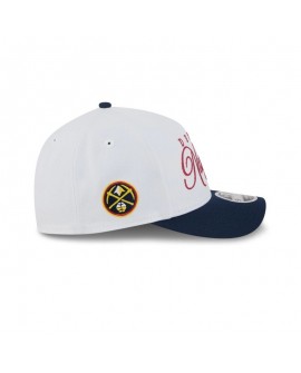 Denver Nuggets 2025 M-Crown Draft 9FORTY Snapback-Mütze mit A-Rahmen