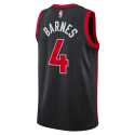 Scottie Barnes #4 Toronto Raptors Schwarzes Statement-Trikot