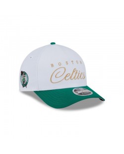 Boston Celtics 2025 M-Crown 9FORTY Draft Snapback-Mütze mit A-Rahmen