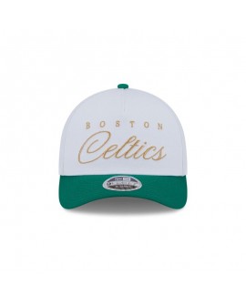 Boston Celtics 2025 M-Crown 9FORTY Draft Snapback-Mütze mit A-Rahmen