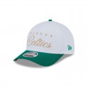 Boston Celtics 2025 M-Crown 9FORTY Draft Snapback-Mütze mit A-Rahmen