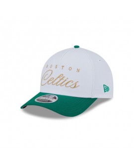 Boston Celtics 2025 M-Crown 9FORTY Draft Snapback-Mütze mit A-Rahmen