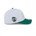Boston Celtics 2025 M-Crown 9FORTY Draft Snapback-Mütze mit A-Rahmen
